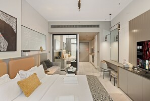 1 habitación, tabla de planchar con plancha, wifi y ropa de cama 
