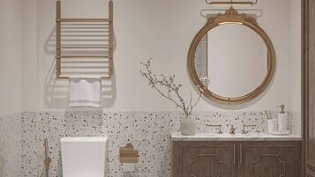 Deluxe Studio, 1 Queen Bed, City View | In-room safe, desk, laptop workspace, blackout drapes