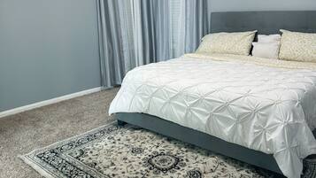 Desk, iron/ironing board, travel crib, free WiFi