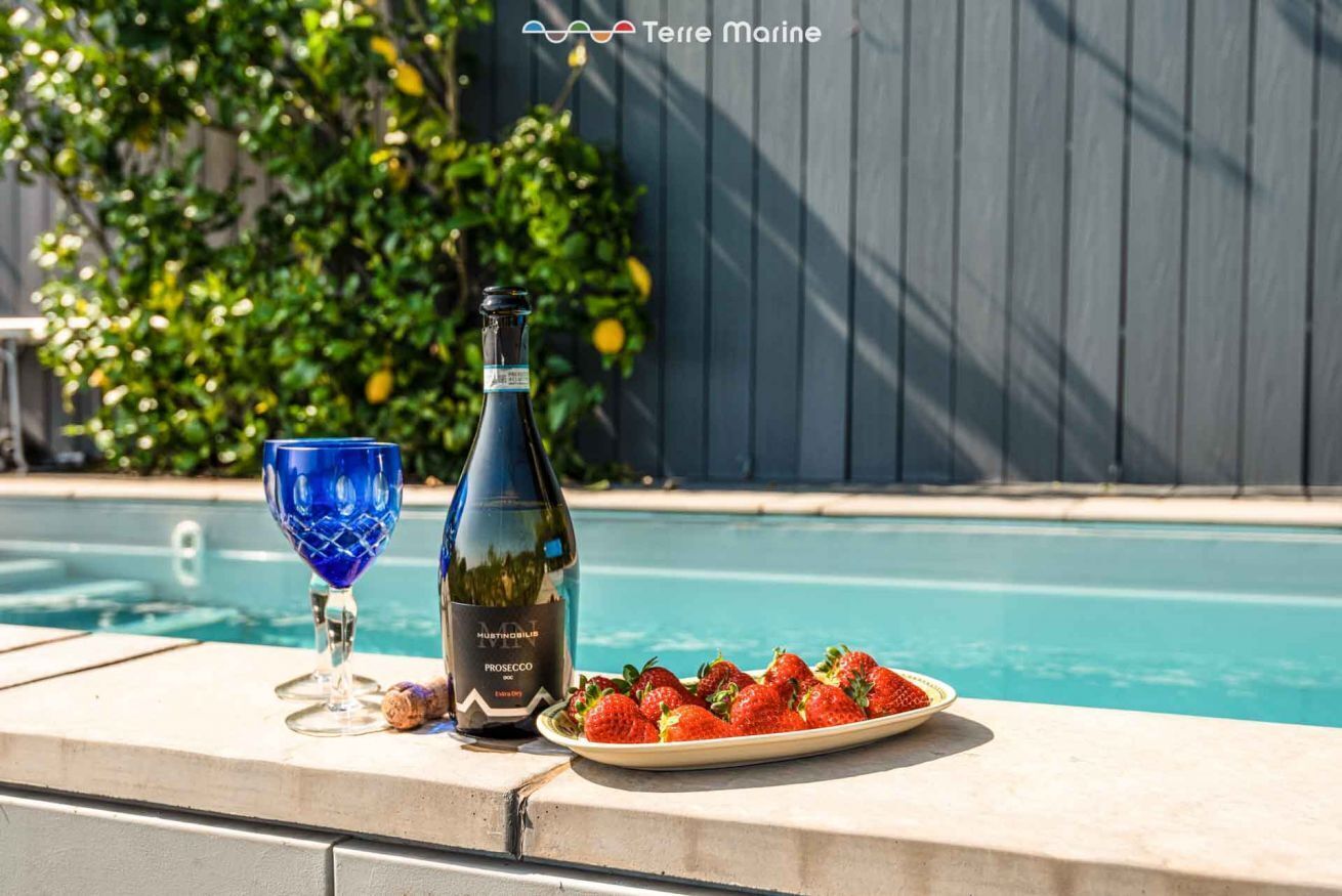 Una piscina riscaldata