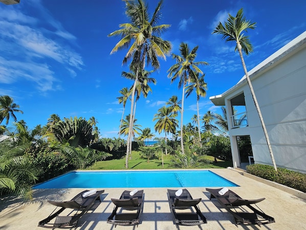 Pool - Private Ocean Side 5 Bedroom Villa w/ AC in Las Canas, Gaspar Hernandez! (Gaspard Hernandez)
