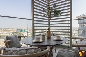 Luxury Apartment, Balcony, City View | Balcony view