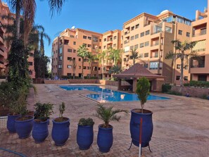 Exterior - Hivernage 5-Star Apartment – Pool, Parking, Near Top Hotels & Mall (مراكش)