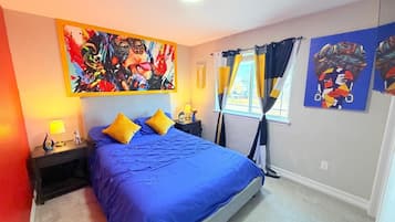 Desk, iron/ironing board, free WiFi, bed sheets