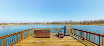 Expansive, Dog-Friendly 3BR w/ Pond, Pool, Patio