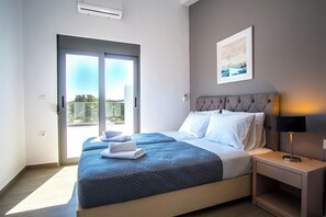 Iron/ironing board, Internet, bed sheets - Villa Alen – Exclusive Luxury Escape with Private Pool & Breathtaking Views (Chania)
