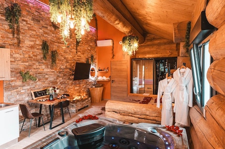 Spa. Chalet Angora - Nature Suite & Spa in Fustes
