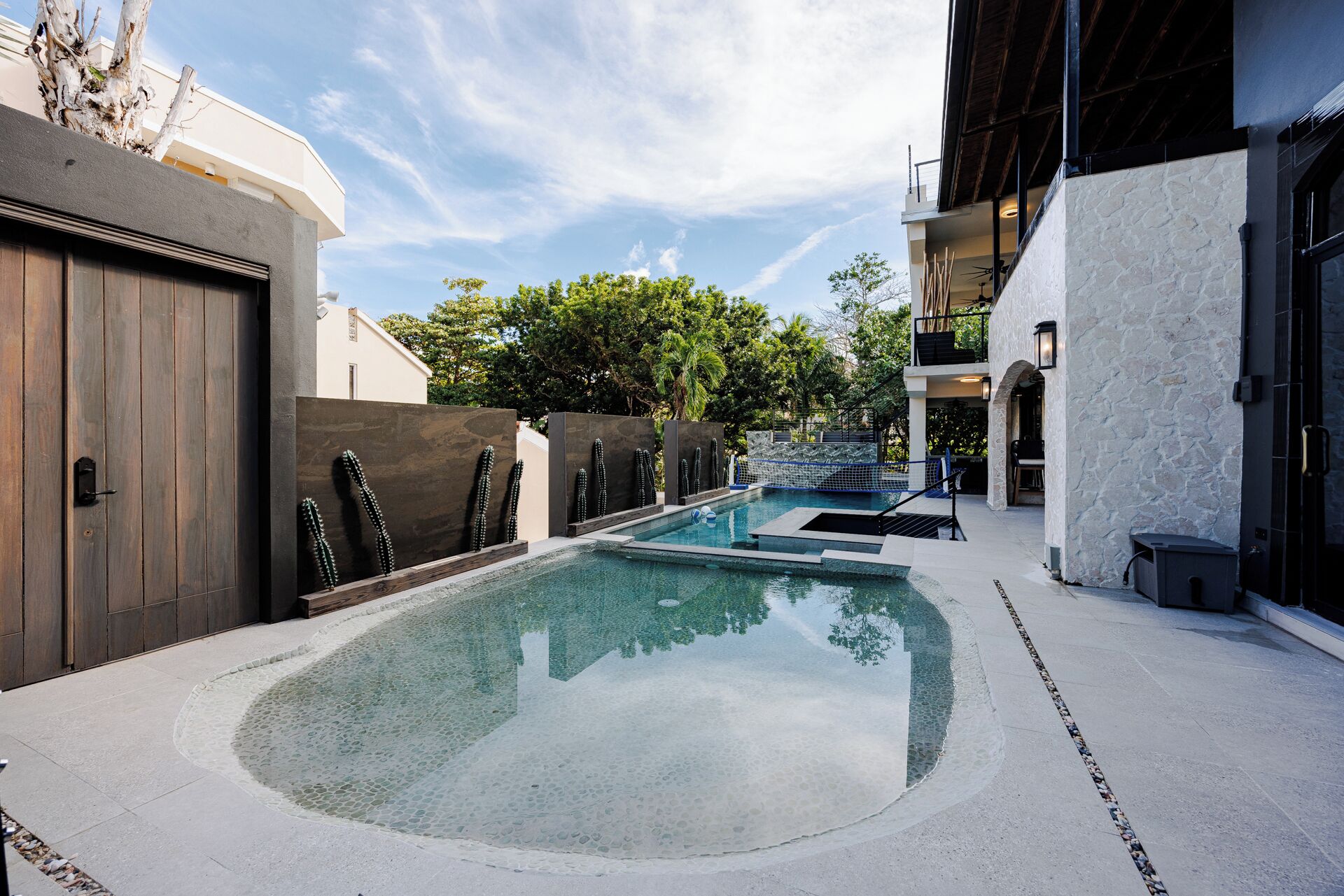 Piscina coperta, una piscina riscaldata