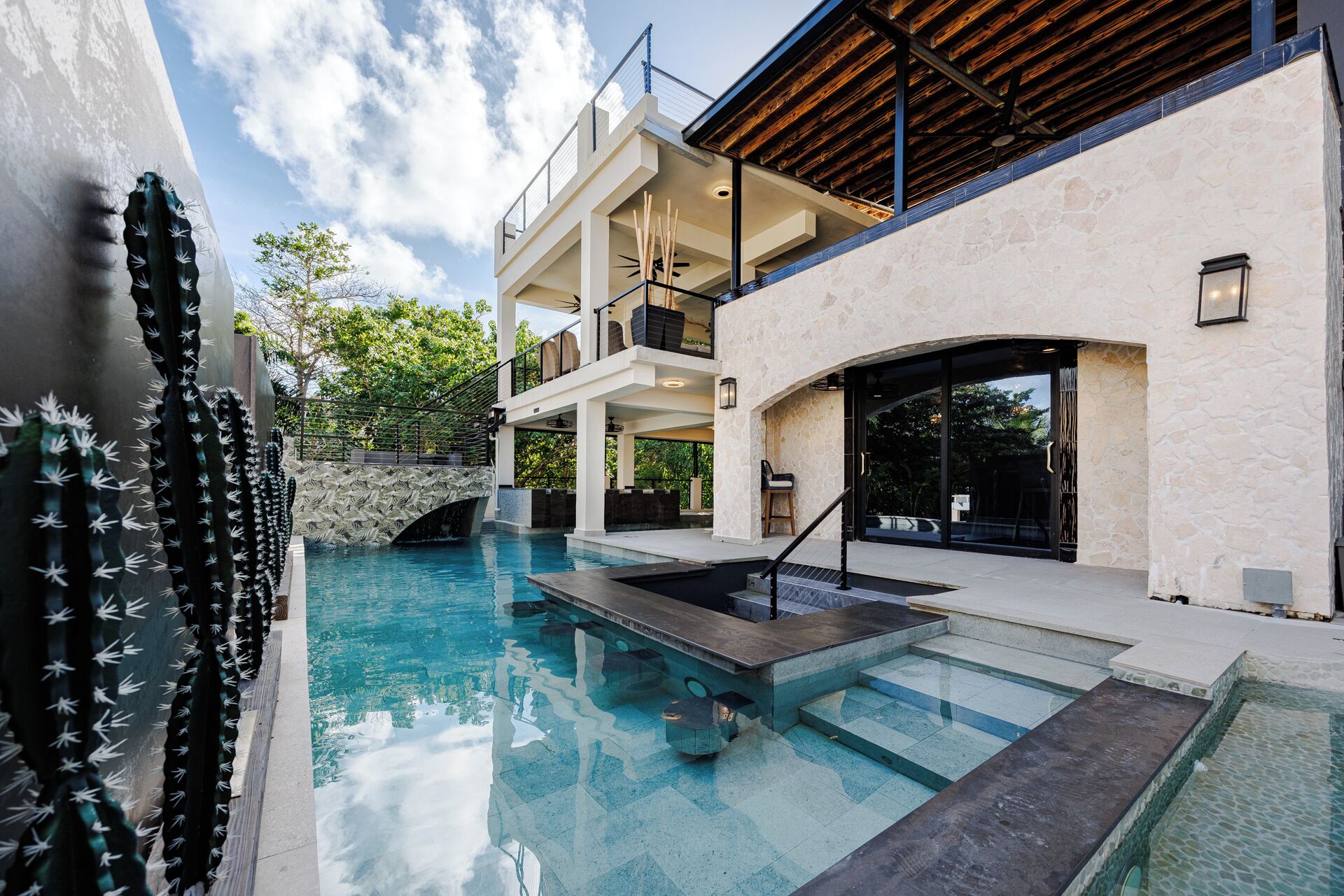Indoor pool, a heated pool