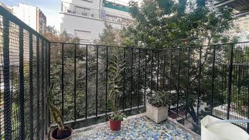Apartamento, 1 quarto, para fumantes, sacada | Sacada