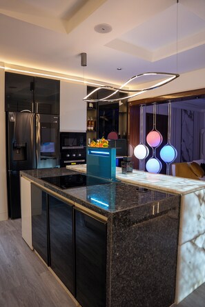 Private kitchen - Two Bedroom Luxury Apartment in Maitama, Abuja (Abuja)