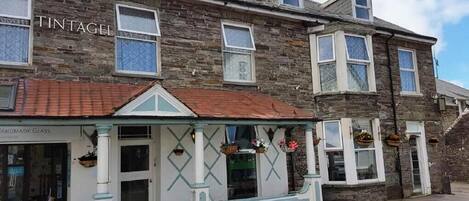 Majoituspaikan julkisivu