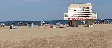 Nær stranden