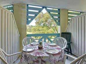 Outdoor dining - Comfortable apartment for 4 near golf (Moliets-et-Maa)