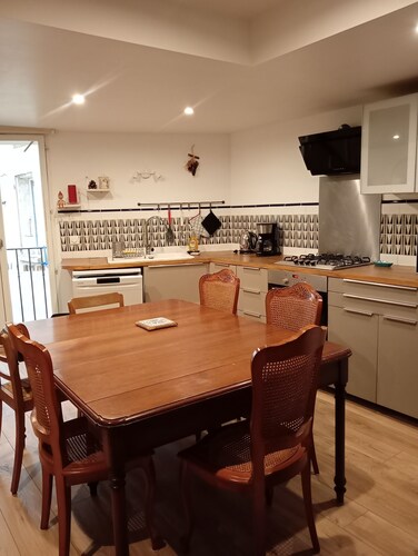 Grande maison 7 places.
Animaux de compagnie acceptés !
