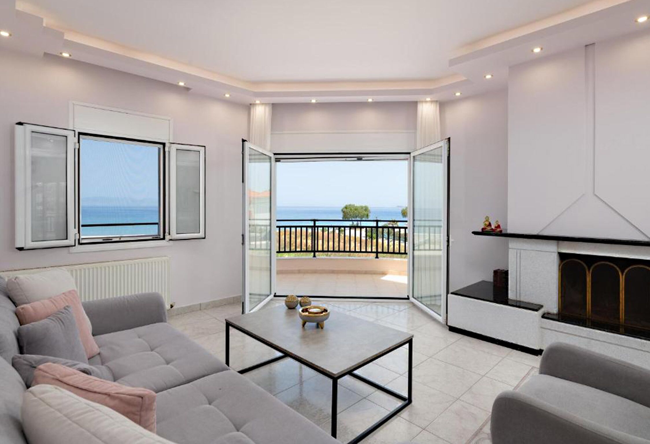 Villa Deluxe - 3 sovrum - balkong - utsikt mot stranden | Interiör