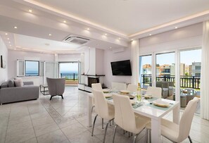 Vila Deluks, 3 kamar tidur, balkon, pemandangan pantai | Area keluarga