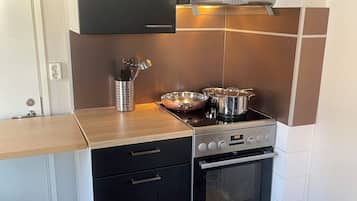 Microondas, horno, placa de cocina y lavavajillas