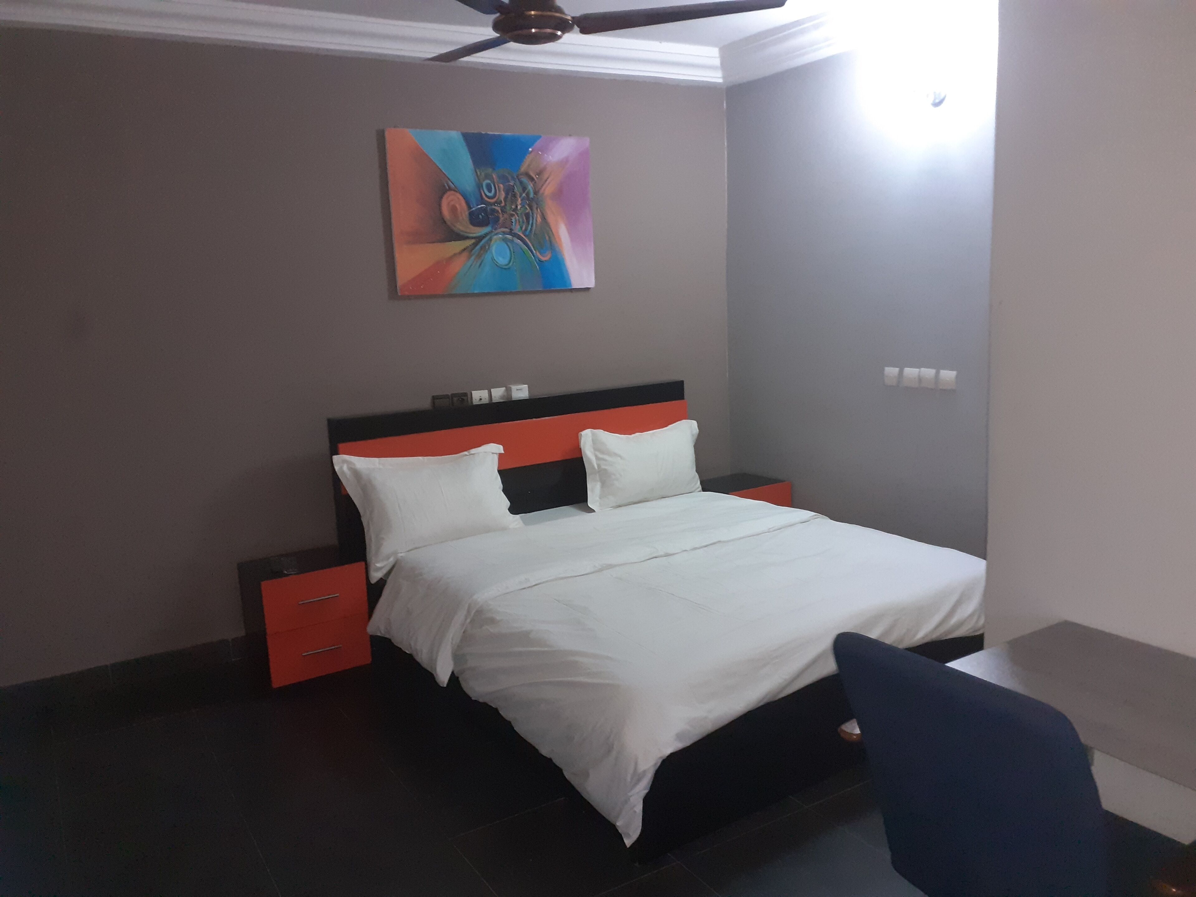 Chambre, 1 chambre, balcon, vue sur le jardin | 1 chambre