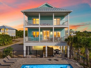 Exterior - Gulf Beach Views w/ Pool & Fire Pit | Sleeps 14 (Port St. Joe)