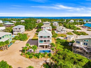 Exterior - Gulf Beach Views w/ Pool & Fire Pit | Sleeps 14 (Port St. Joe)