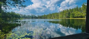 Railroad Retreat by the Lake