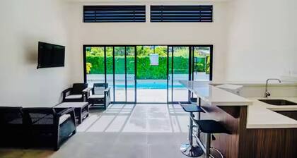 Modern 3-BR Condo • AC • Minutes from Airport SJO & City Mall