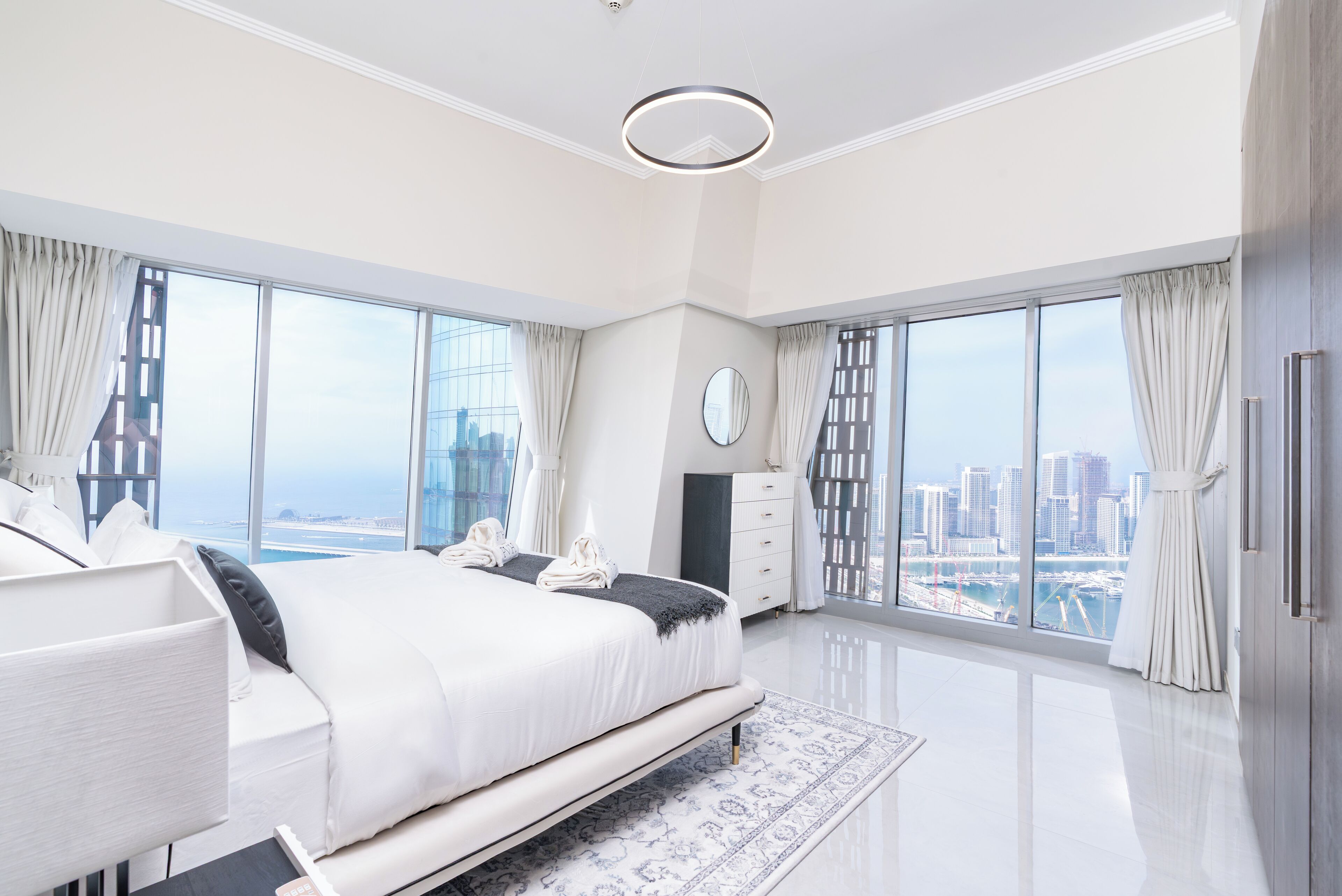 奢华公寓, 海景 | 客房内保险箱、特色装修、特色家居、遮光窗帘