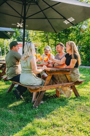 Outdoor dining - Hohenhardt Castle - entire castle exclusive (Wiesloch)