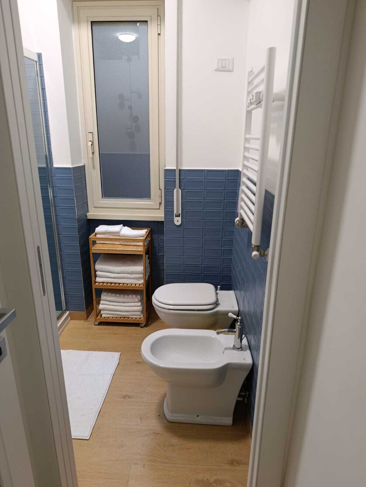 Haartrockner, Handtücher, Seife, Toilettenpapier