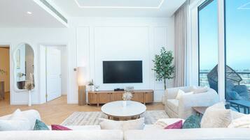 ลักซ์ชัวรี่อพาร์ทเมนท์, วิวทะเล | ห้องนั่งเล่น