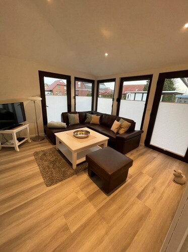Freistehender Ferienbungalow im Fachwerkstil