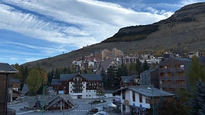 Blick von der Unterkunft