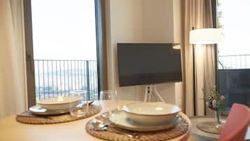 Appartement, balkon | Dineren