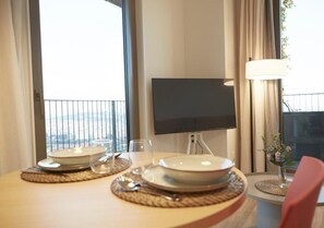 Appartement, balkon | Dineren