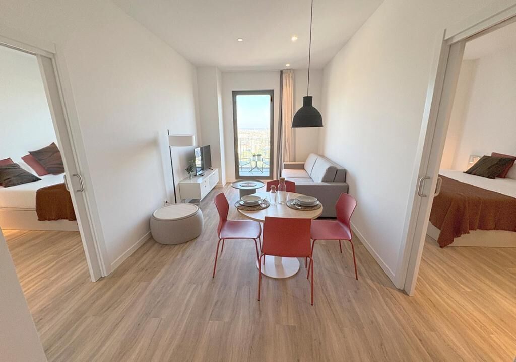 Deluxe Apartment, Balcony, City View | In-room safe, blackout drapes, soundproofing, iron/ironing board