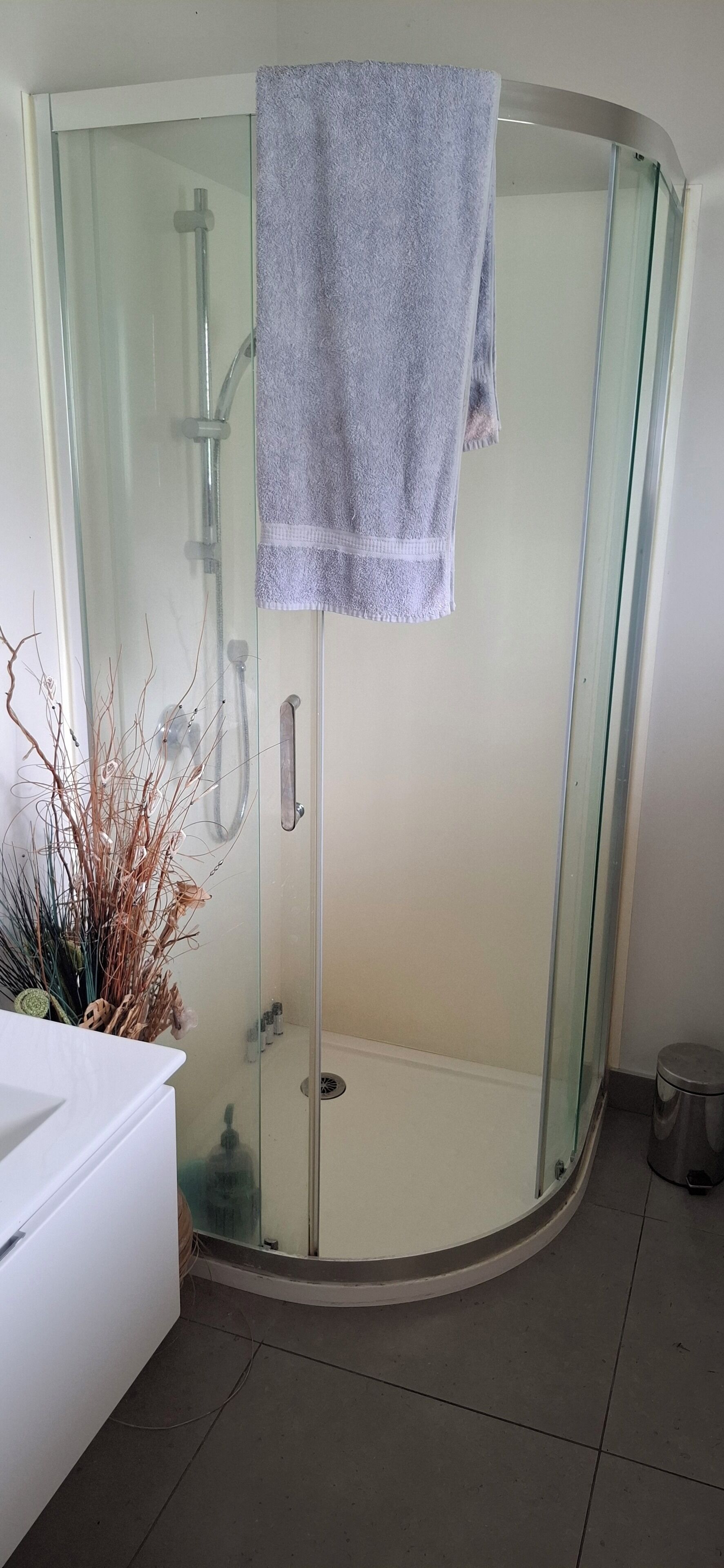 Towels, soap, toilet paper