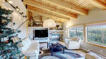 TV, fireplace, table tennis, stereo