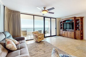 TV - 3BR Gulf-View Resort Condo: Suntide III - Unit 605 (South Padre Island)