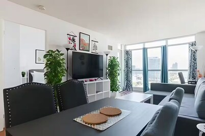 Steps to Everything: Prime Downtown Toronto 2BR/2BA with Included Parking