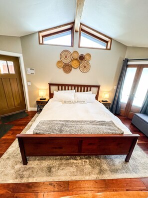 1 dormitorio, cuna de viaje, wifi gratis y ropa de cama