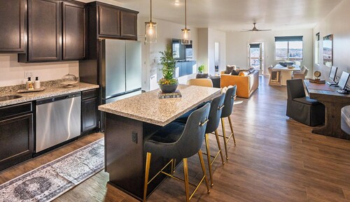  New Modern Downtown Penthouse Condo with undercover parking