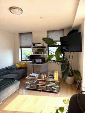 Interior - Sunny 1 Bedroom Apartment in Bushwick w/ Private Terrace, Gym, Game Room (Brooklyn)