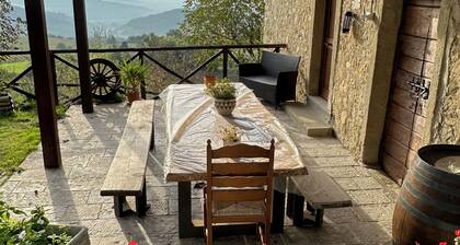 Charming 5-bedroom farmhouse near Arezzo exceptional views and swimming pool.
