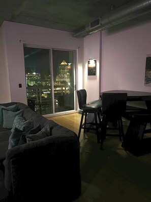 Living area - Experience EleveUptown — Where Contemporary Luxury Meets Effortless Comfort (Charlotte)