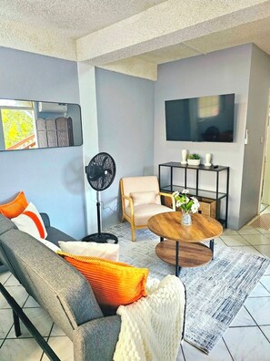 Living area - Rental Studio Unit in Calibishie, Dominica (Calibishie)