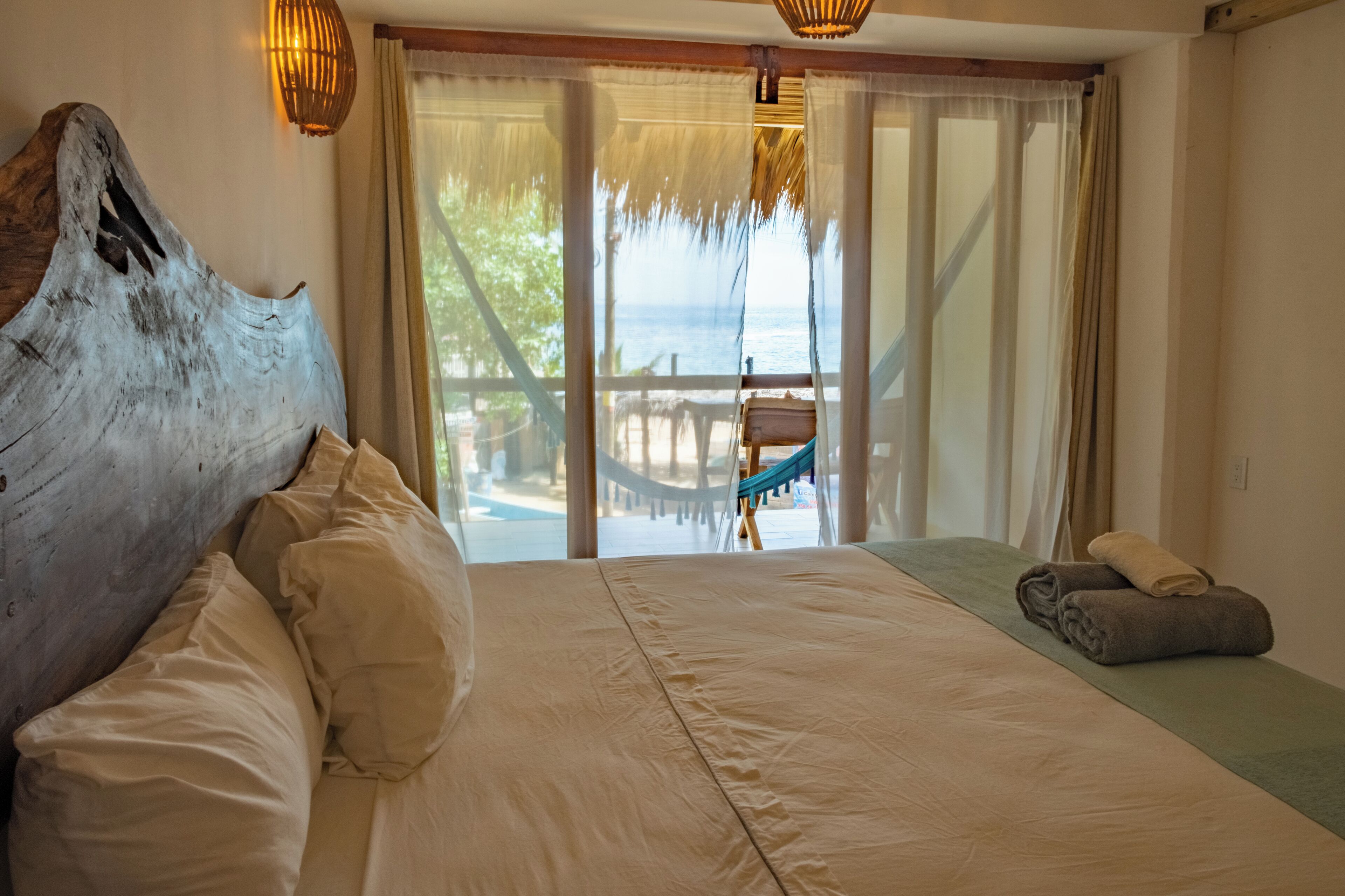 Habitación La Tres (Confort, terraza, hamaca y vista al mar) | Vista desde la habitación