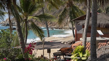 Vista a la playa o el mar