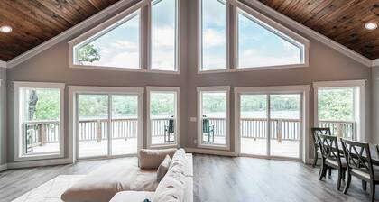 Stunning Smith Lake Retreat Dock Sauna 5BR Sleeps 14 Arley Area