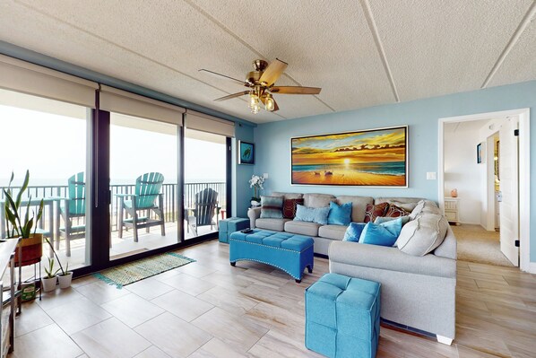TV, DVD player - Breathtaking Gulf Views: Suntide III - Unit 701 (South Padre Island)